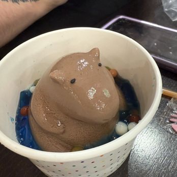 Little Cafes X Matcha Republic - Chocolate banana capybara with popping boba - Coffee & Tea Near Me - Carrollton, Texas