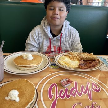 Judy's Cafe - Judy's Judys Special with pancakes - American Near Me - Garland, Texas Judy's Cafe - Judy's Judys Special with pancakes - American Near Me - Garland, Texas