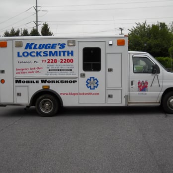 Kluge's Locksmith - THIS IS THE CURRENT UNIT IN SERVICE YOU SURE CAN'T MISS IT - Keys & Locksmiths Near Me - Lebanon, Pennsylvania Kluge's Locksmith - THIS IS THE CURRENT UNIT IN SERVICE YOU SURE CAN'T MISS IT - Keys & Locksmiths Near Me - Lebanon, Pennsylvania