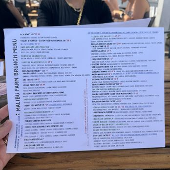 Malibu Farm Restaurant - Menu - Salad Near Me - Malibu, California Malibu Farm Restaurant - Menu - Salad Near Me - Malibu, California