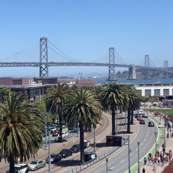 Oracle Park - View from the stadium towards the Bay Bridge - Stadiums & Arenas Near Me - San Francisco, California