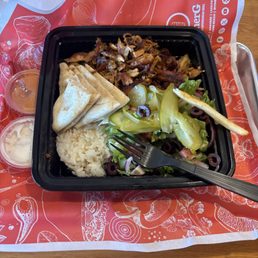 Doner Kebab Rice Plate Doner Kebab Rice Plate