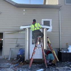 Pro Home Exterior - Installing
Siding to new porch construction