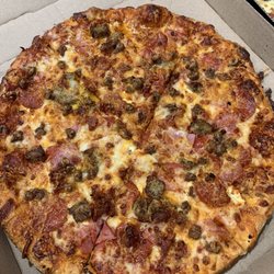 Domino's Pizza - Large pizza - NY style with all meat and cheese options