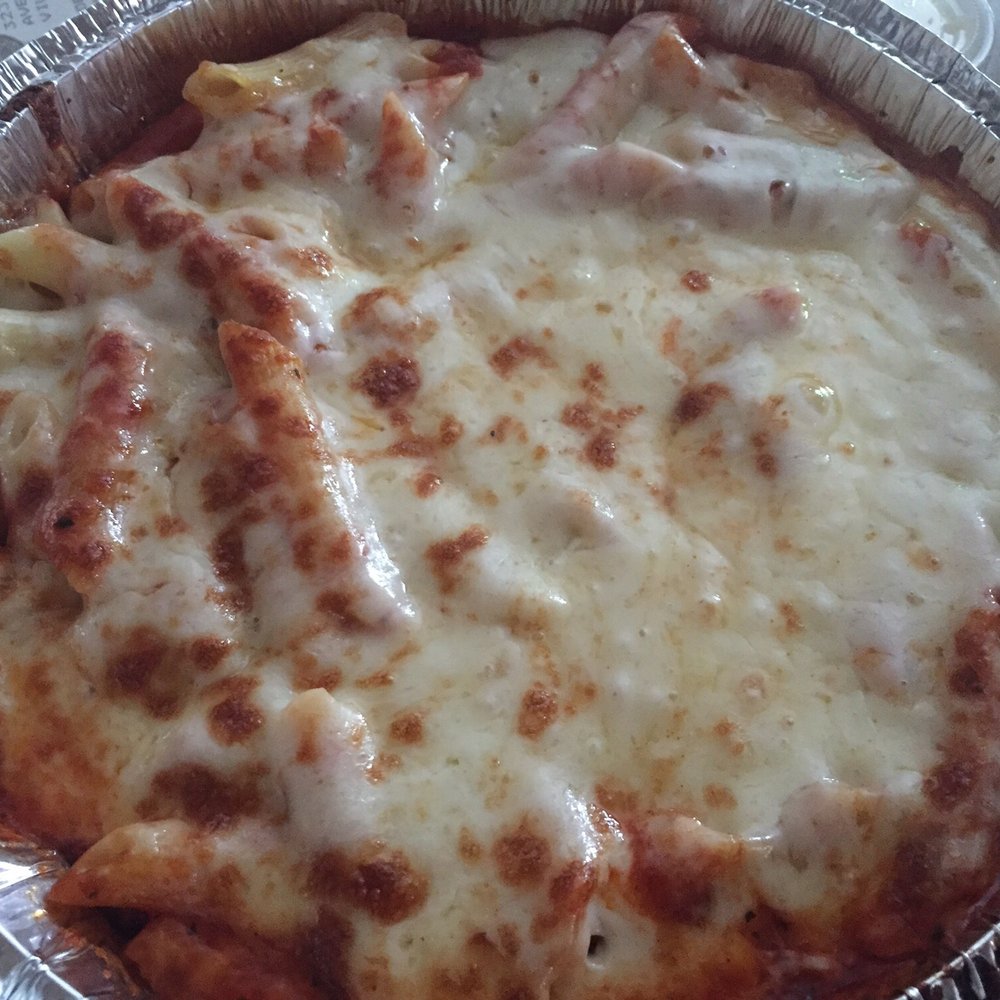 Dominick's Pizzeria - Baked mostaccioli - Pizza Near Me - Villa Park, Illinois Dominick's Pizzeria - Baked mostaccioli - Pizza Near Me - Villa Park, Illinois