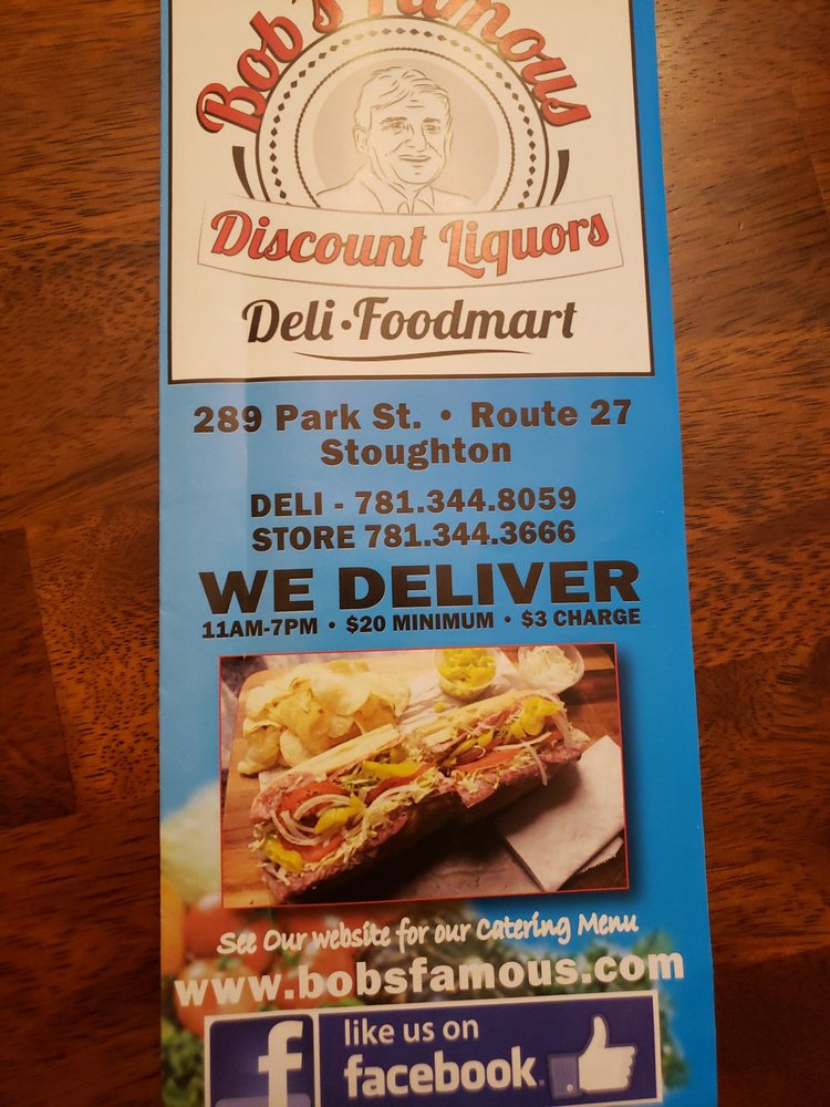 BOB’S FAMOUS DELI 14 Photos & 17 Reviews 289 Park St, Stoughton, MA