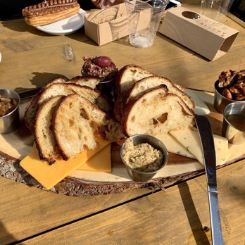 Ash & Elm Cider - Cheese Platter (havarti, Brie, cheddar, bleu & more -- w/ ground mustard, olive tapenade, caramelized onions, honey & spiced cashew brittle) - Cideries Near Me - Indianapolis, Indiana Ash & Elm Cider - Cheese Platter (havarti, Brie, cheddar, bleu & more -- w/ ground mustard, olive tapenade, caramelized onions, honey & spiced cashew brittle) - Cideries Near Me - Indianapolis, Indiana