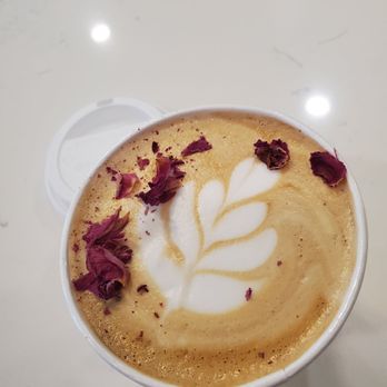 Trellis Coffee Bar - Lavender latte (forgot the fancy name on the menu) - Coffee & Tea Near Me - Augusta, Georgia