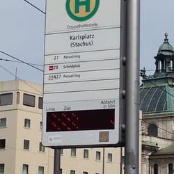 Tramhaltestelle Karlsplatz Stachus