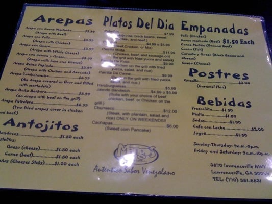 Menu photo 5 Mango Latino Grill Lawrenceville, GA
