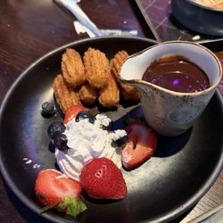 Mini churros! Good but not worth the money!