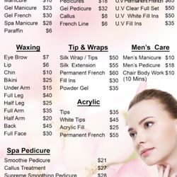 Iris Nails and Spa - 2023/Price List