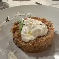 Chiostro Cennini Sec. XV - Papas pomodoro with burrata