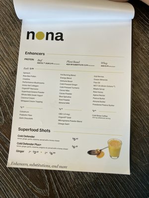 Menu photo 4 Nona Pewaukee, WI Menu photo 4 Nona Pewaukee, WI