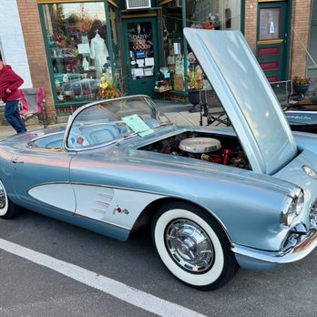 Iron Roost - Not our car ... parked in front of the coffee shop - Breakfast & Brunch Near Me - Ballston Spa, New York
