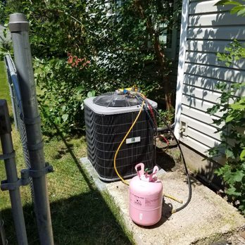 On The Mark Heating and Air - New Condenser install - Heating & Air Conditioning/HVAC Near Me - Hoffman Estates, Illinois