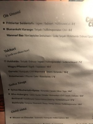 Menu photo 2 Ciao Chang Munich, BY