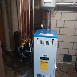 Martel Plumbing & Heating - Brand new boiler for my house with a all new pipes. Great job.