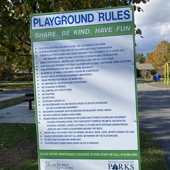 Saxon Woods Park - Playground rules - Parks Near Me - White Plains, New York Saxon Woods Park - Playground rules - Parks Near Me - White Plains, New York