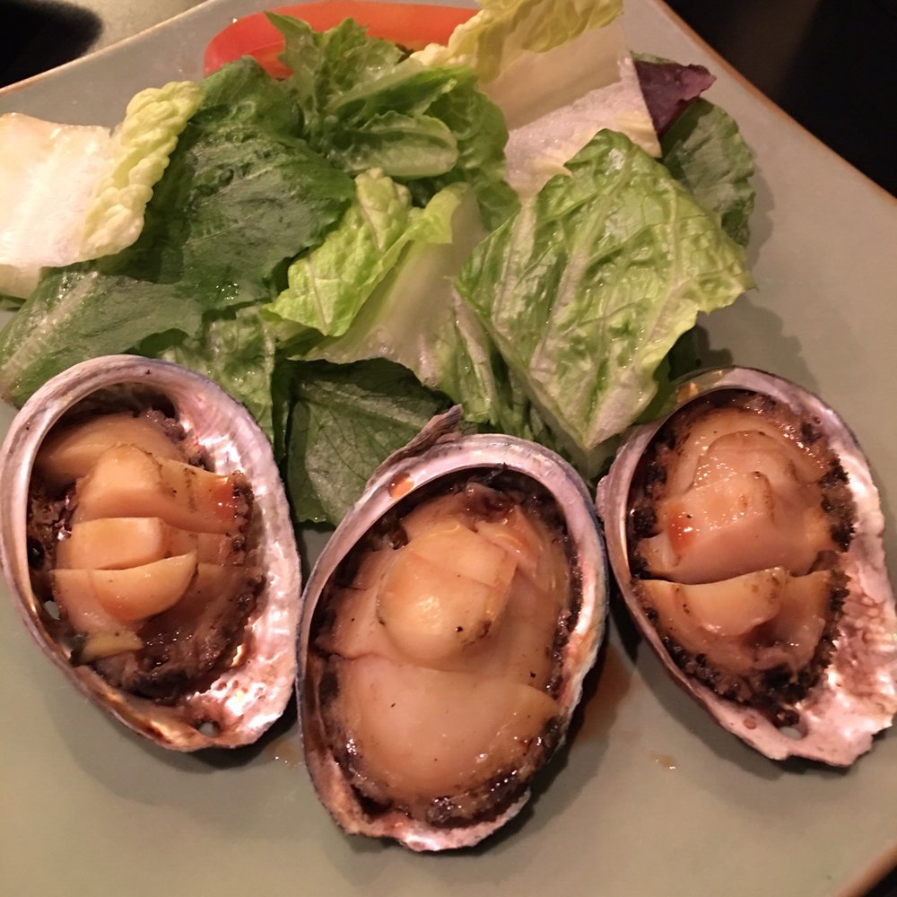 Manzo Japanese Itamae - Grilled Abalone - Japanese Near Me - Richmond, British Columbia