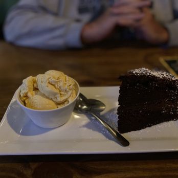 Hugh O'Connors - Spring Branch - Chocolate cake and Ice cream. - Irish Pub Near Me - Houston, Texas Hugh O'Connors - Spring Branch - Chocolate cake and Ice cream. - Irish Pub Near Me - Houston, Texas