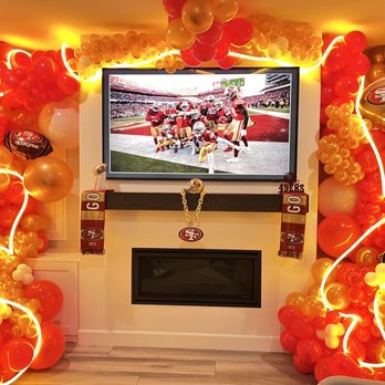 MJ’s Balloons Decor - 49ers NFC Party Decor - Balloon Services Near Me MJ’s Balloons Decor - 49ers NFC Party Decor - Balloon Services Near Me