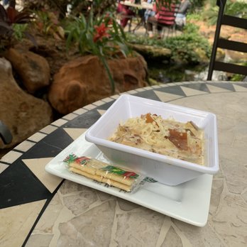 Cafe At The Gardens - Loaded baked potato soup - Cafes Near Me - Midland, Texas Cafe At The Gardens - Loaded baked potato soup - Cafes Near Me - Midland, Texas