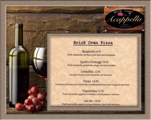 Menu photo 4 Acappella Italian Restaurant Fallston, MD