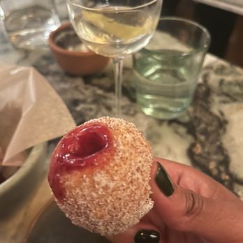 Theodora - These donuts are amazing! Sweet, wonderful dipping sauce and great wine list. - Mediterranean Near Me - Brooklyn, New York Theodora - These donuts are amazing! Sweet, wonderful dipping sauce and great wine list. - Mediterranean Near Me - Brooklyn, New York