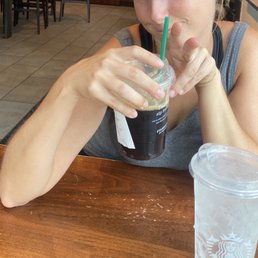 Living my best life sitting in Starbucks for the first time in 15 months. My former partner heart is BEATING with joy. Living my best life sitting in Starbucks for the first time in 15 months. My former partner heart is BEATING with joy.