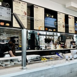 Coffee Connection - Counter and menu board