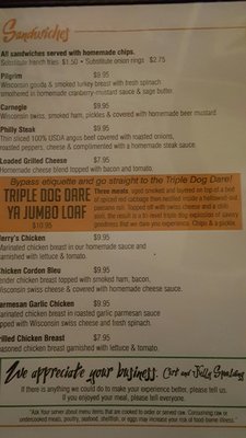 Menu photo 6 Cat-man-dos Escanaba, MI