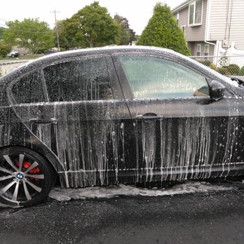Medeiros Auto Detailing - BMW getting hand washed! https://mmiguelros.wixsite.com/website/product-page/basic-wash - Auto Detailing Near Me - Bristol, Rhode Island