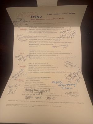 Menu photo 1 Pulito Osteria Jackson, MS