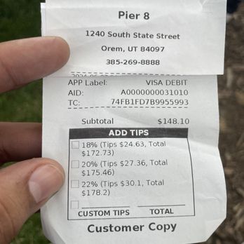 Pier 8 - Seafood Near Me - Orem, Utah