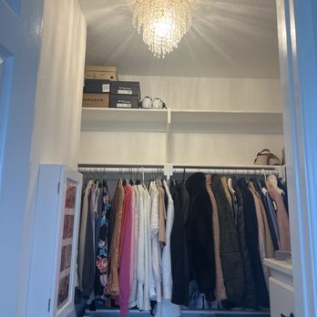 Mission Electric - Added a chandelier to my closet - Electricians Near Me Mission Electric - Added a chandelier to my closet - Electricians Near Me