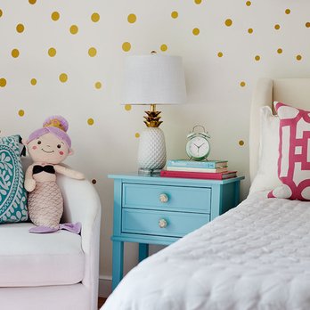 Tess Leeds Redesign - 7 year old bedroom refresh - Interior Design Near Me