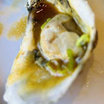 One of a dozen oysters ($39.95/dozen) good, but not the freshest