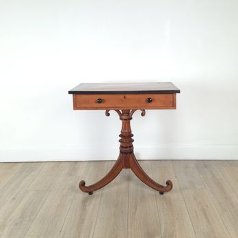 Antique & Art Exchange - Anglo-Indian Satinwood and Ebony Writing Table, circa 1830 - Antiques Near Me - San Francisco, California Antique & Art Exchange - Anglo-Indian Satinwood and Ebony Writing Table, circa 1830 - Antiques Near Me - San Francisco, California