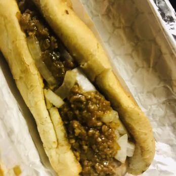 Swensons Drive-In - Coney w/ mustard & onions - Burgers Near Me - North Canton, Ohio