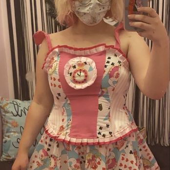 Wicked Chamber - adorable alice and wonderland corset set - Lingerie Near Me - Costa Mesa, California Wicked Chamber - adorable alice and wonderland corset set - Lingerie Near Me - Costa Mesa, California