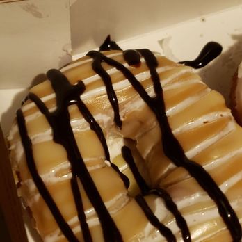 Duck Donuts - This is the banana donut, but I added chocolate. It was amazing. - Donuts Near Me - San Antonio, Texas