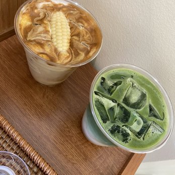 Harucake - Soosoo latte and banana milk matcha - Coffee & Tea Near Me - Los Angeles, California Harucake - Soosoo latte and banana milk matcha - Coffee & Tea Near Me - Los Angeles, California