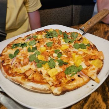 Open Flame - BBQ Chicken Pizza - Breakfast & Brunch Near Me - Hales Corners, Wisconsin Open Flame - BBQ Chicken Pizza - Breakfast & Brunch Near Me - Hales Corners, Wisconsin