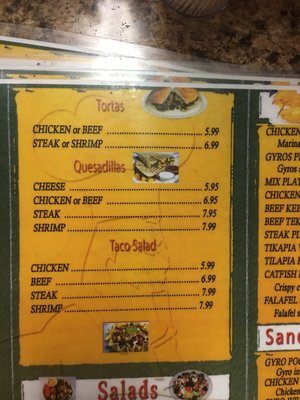 Menu photo 2 Sphinx Restaurant Nashville, TN