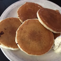 Silver dollar chocolate chip pancakes