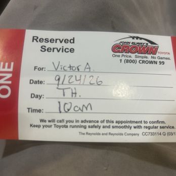 Crown Toyota - Auto Repair Near Me - Ontario, California Crown Toyota - Auto Repair Near Me - Ontario, California
