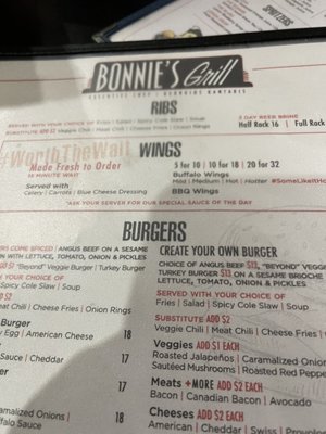 Menu photo 7 Bonnie's Grill Brooklyn, NY
