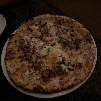 Vesta - Carbonara Pizza As heavy as it sounds, it was perfectly balanced - Pizza Near Me - Redwood City, California Vesta - Carbonara Pizza As heavy as it sounds, it was perfectly balanced - Pizza Near Me - Redwood City, California