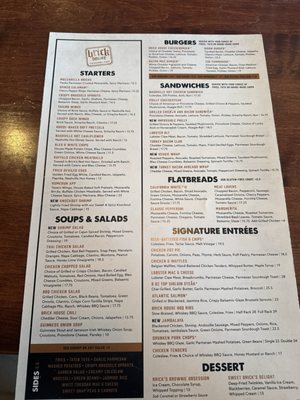 Menu photo 5 Brick House Tavern + Tap Chesterfield, MO
